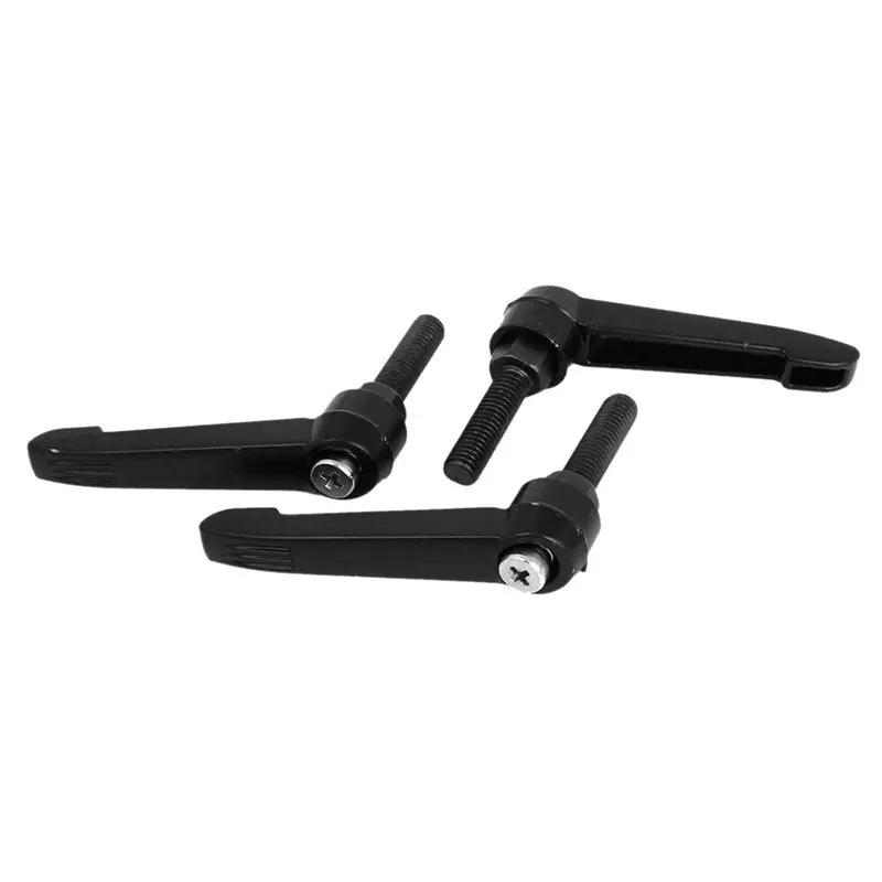 

3 pcs M8 x 30mm threaded lathe adjustable clamping handle clamping handle