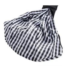 Черная клетчатая подкладка с двойным кольцом Регулировочная сумка для домашних животных может использоваться с обеих сторон с сумкой для мобильного телефона Портативная сумка на плечо