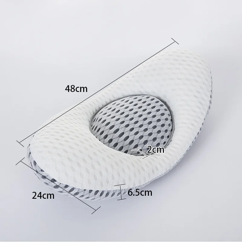 3D Waist Pillow Lumbar Disc Herniation Support Pillow Lumbar Cushion Support Waist Cushion for Pregnant Women's Back Relaxation 6