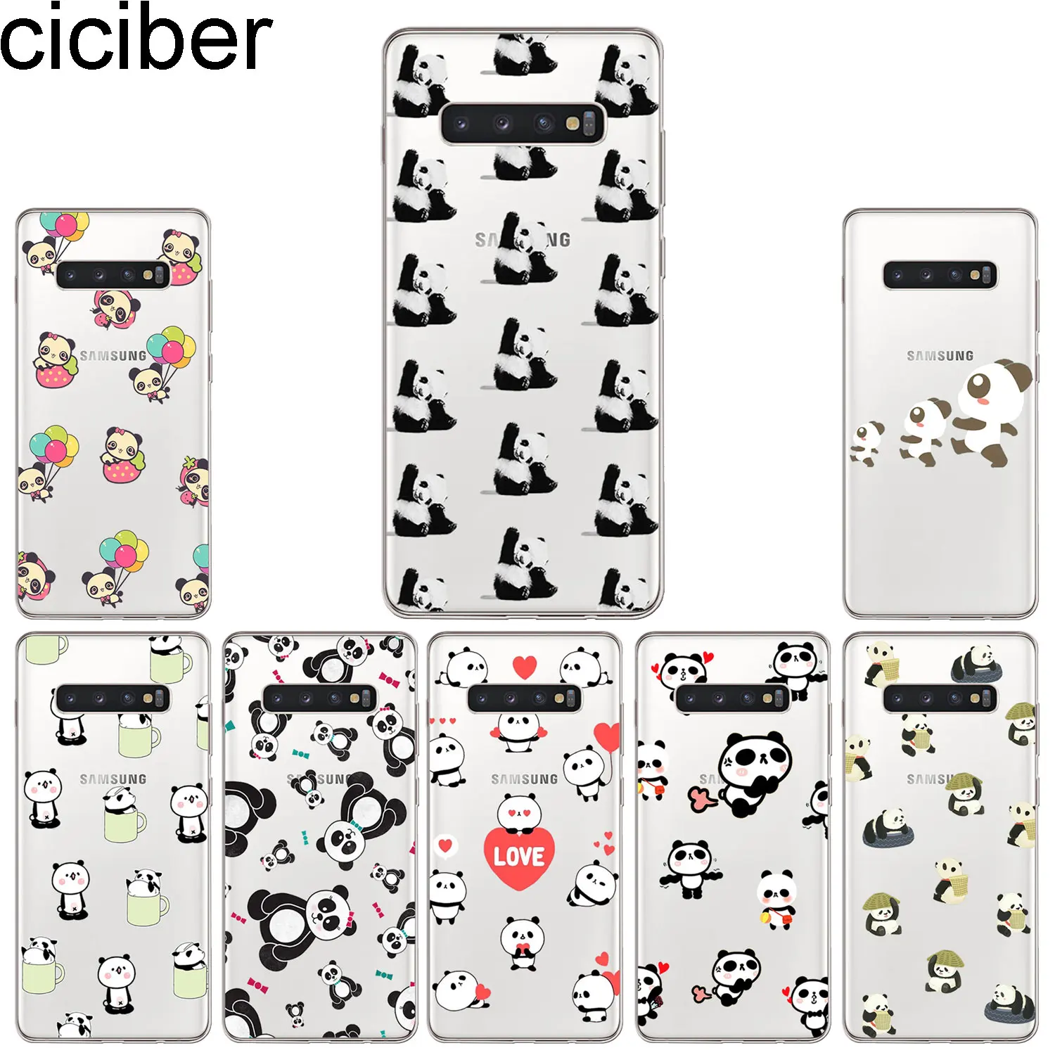 Ciciber чехол для телефона samsung Galaxy S10 + S10e мягкая задняя крышка из ТПУ S9 S8 S7 S6 S5 Edge Plus