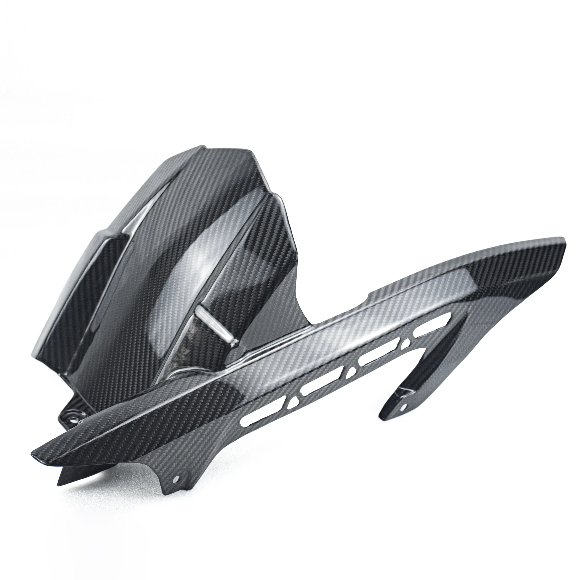 

100% Carbon Fiber Motorcycle Rear Hugger Rear Fender Matt Carbon Plain Weave For KAWASAKI Z900 2021-