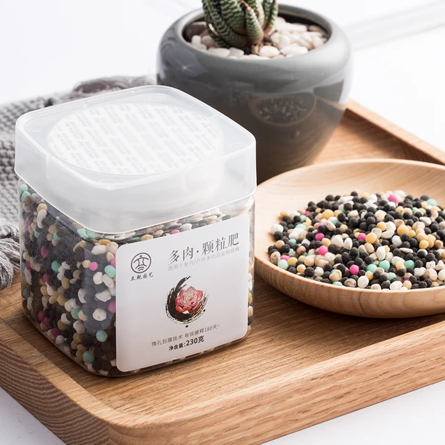 230 G Szemcsés Lassú Kiadású Összetett Műtrágya Színes Különlegességekhez A Pozsgás Növények Otthoni Kertészkedése