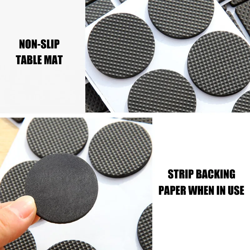2//4//12//30//48x Chair Table Non-slip Leg Cap Feet Rubber Pad Cover Floor Protector
