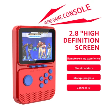 

Portable Retro Mini Handheld Game Console 7-Bit 3.0 Inch Color LCD Kids Color Game Player 512M\64G TF card External Game