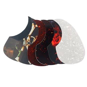 

Durable 6 Pieces Acoustic Guitar Pick Guard Scratch Plate Protector Guitar Decorative Accessory