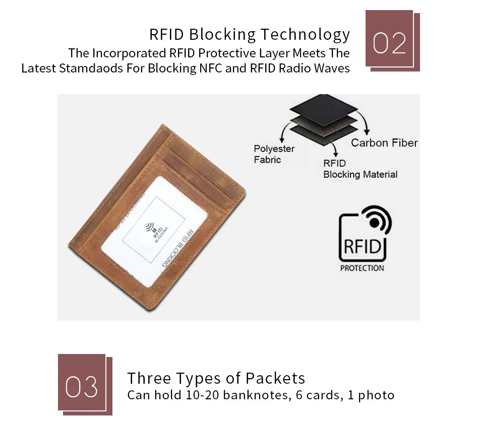 Rfid, натуральная кожа, держатели для кредитных карт, мужской Тонкий минималистичный кошелек, мини-держатель для карт, чехол для мужчин, Бизнес id, кредитная карточка, карманная сумка