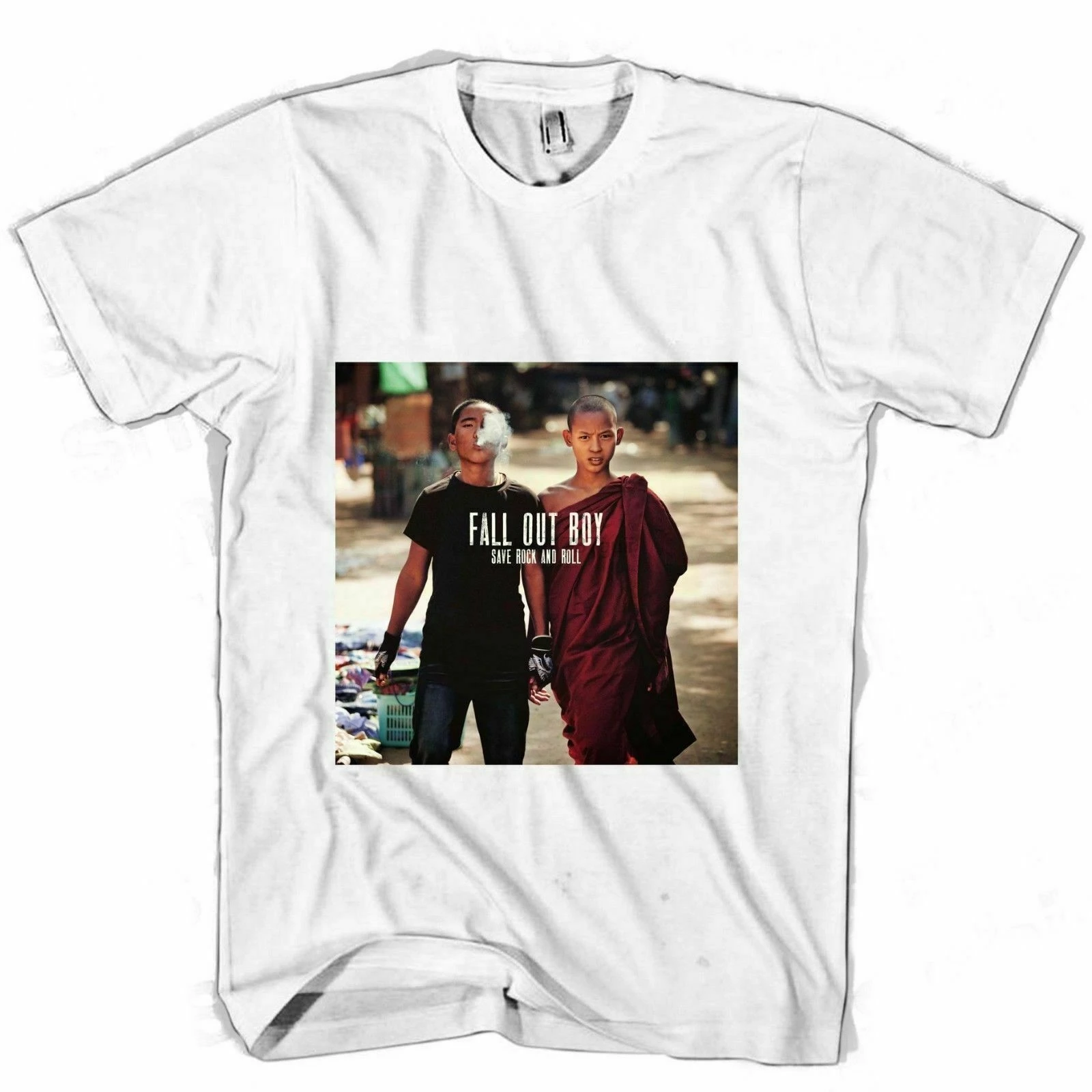 

NEW FALL OUT BOY EAGLE SAVE ROCK AND ROLL SHIRT USA SIZE S TO XXXL ZM1