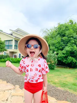 

Kid's Swimwear Girl's Baby Hot Spring Swimsuit Girl's Student's Cute Swimsuit girl swimwear