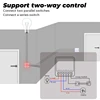 Miniinterruptor inteligente con Wifi para el hogar, interruptor de 10A/16A con 2 canales de Control de vía Wifi para el hogar, funciona con Smart Life, Tuya, Alexa y Google Home ► Foto 2/6