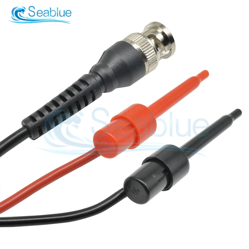 Description Picture 6 of itemP1007 P1011 BNC Male Plug to Q9 Dual Hook Clip Test Probe Cable Leads 120CM With 2 Probes 500V Test Hook Oscilloscope Accessorie