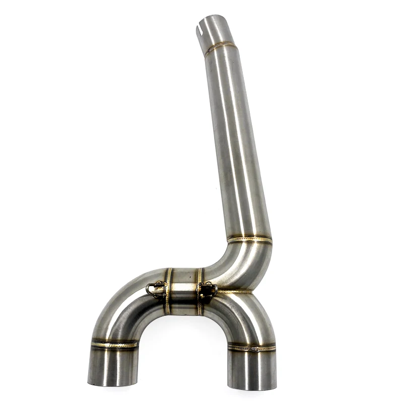 Exhaust System Middle Pipe Link Connect Motorcycle Accessories (5)