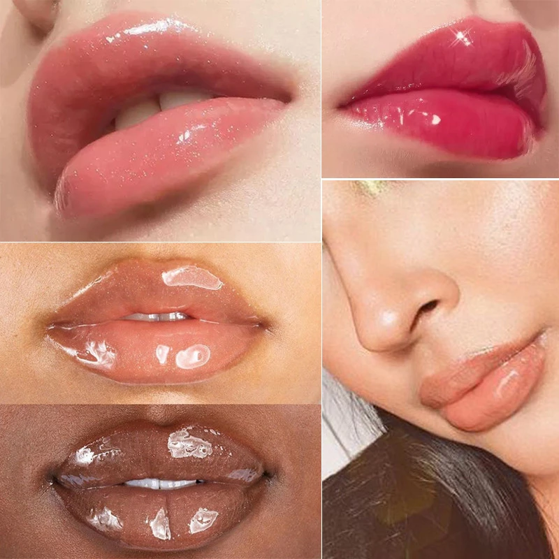 Увлажняющий блеск для губ, блеск для губ, блеск для макияжа, питательная жидкая помада, Вишневое минеральное масло, прозрачный блеск для губ