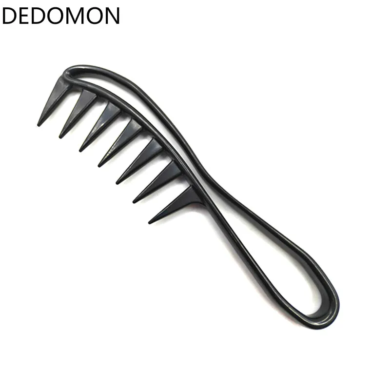 1Pcs Large Wide Tooth Combs Handle Detangling Reduce Hair Loss Comb Pro