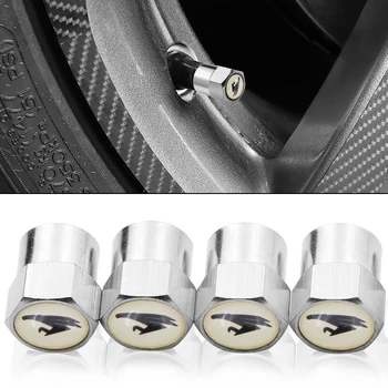 

4pcs Car Wheel High quality Tire Valves Tire Air Rod Car Caps Emblem for lada ABARTH nismo Car Styling Car Accessories