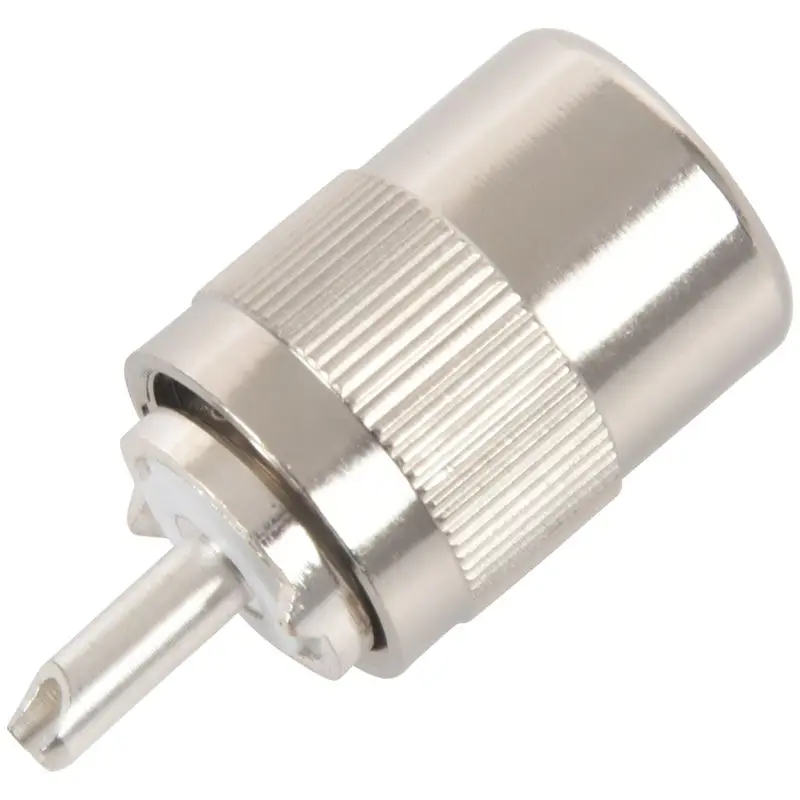 UHF PL259 SO239 мужской twist on разъем RFC400 RG8 RF коаксиальный адаптер серебро|Соединители| |