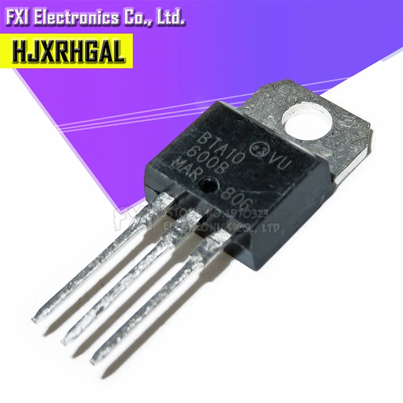 10 шт. BTA10-600B BTA10-600-220 TO220 BTA10 10A новый оригинальный | Электронные компоненты и