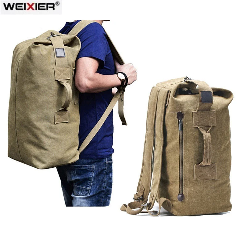 

Large Travel Climbing Bag Tactical Military Backpack Women Army Bags Canvas Bucket Bag Shoulder Sports Bag Male Outodor스포츠 여행 백팩