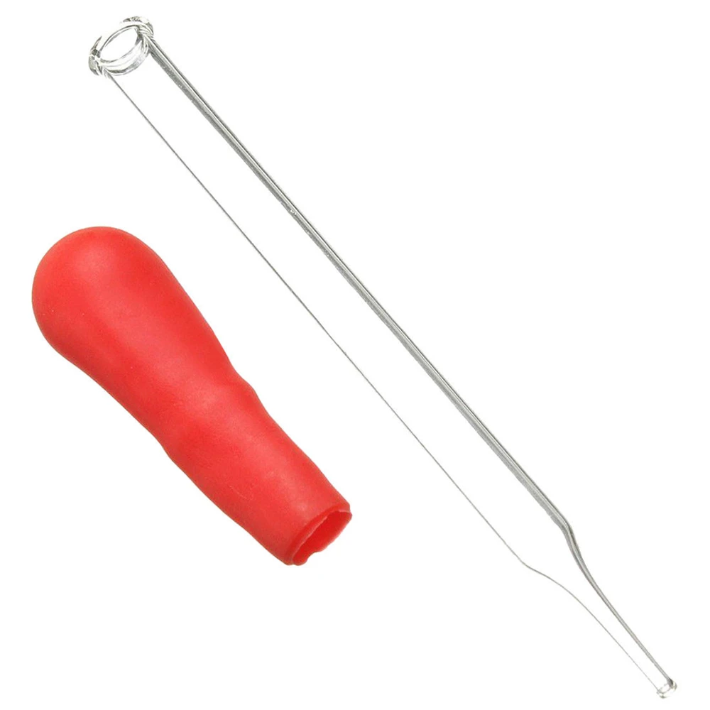 Glass Pipette 5Pcs 10ml Medicine Laboratory Dropper Red Rubber Head Pipet Dropper For Office School Chemistry Supplies Lab Tubes