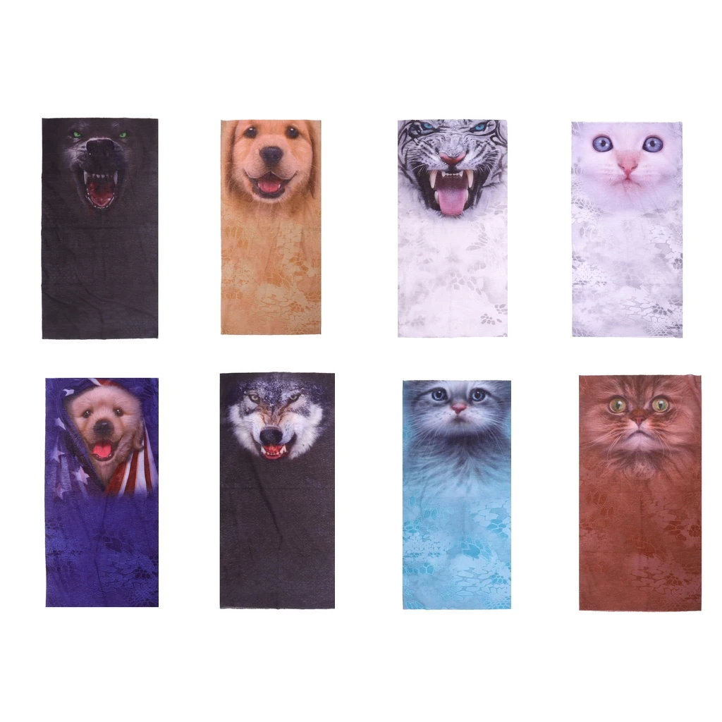 3D Face Sun Mask Neck Gaiter Balaclava Bandana Headband for Fishing Hunting  Running Motorcycling UV Protection