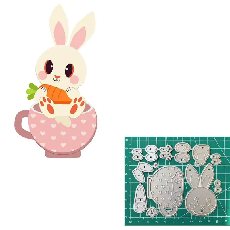 

Easter Bunny Metal Cutting Dies Stencil Scrapbooking DIY Album Stamp Paper Card