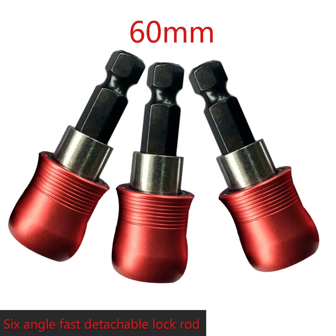 

OOTDTY 60mm 1/4 Inch Hex Shank Quick Release Screwdriver Bit Holder Extension Bar