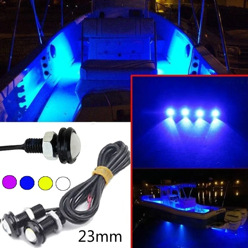 LED Navigationslicht Deckspreader Lampe Tauchboot Schiff Bootsbeleuchtung Blau