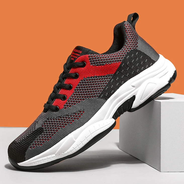 

VastWave Flyknit Breathable men Casual shoes Fashion Summer Men's Shoes Sport Running Slip Resistance Male Leisure Man Shoes