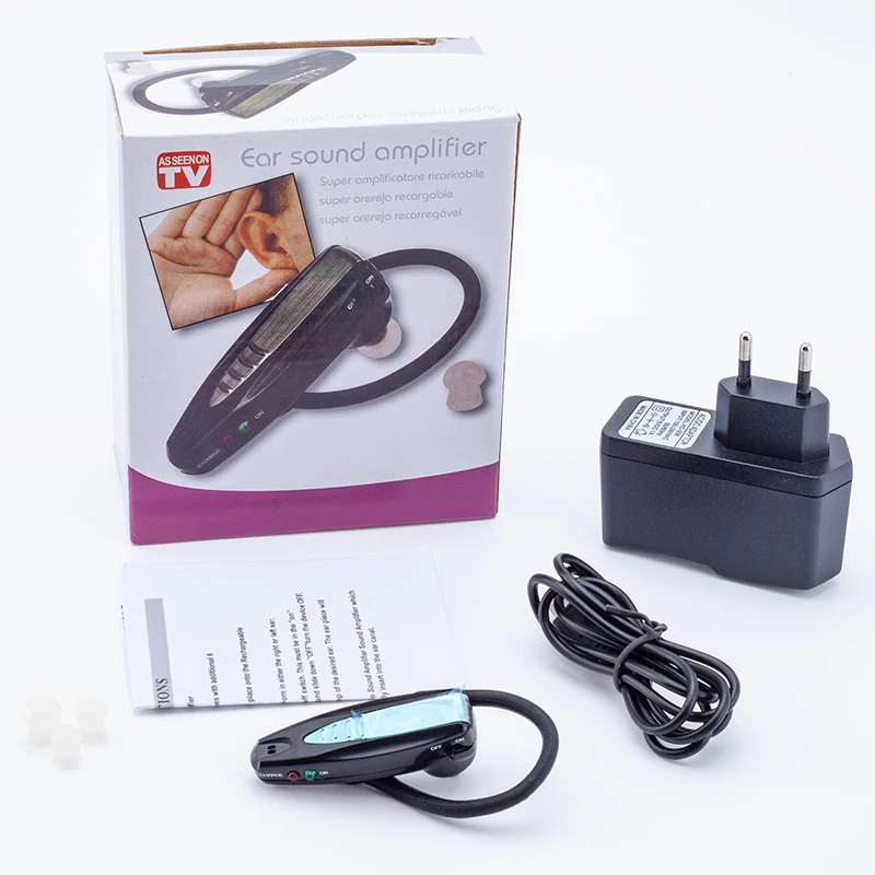 Громкомощный слуховой аппарат для пожилых людей BTE усилитель USB Перезаряжаемый