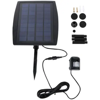 

1 Pc Solar Water Pump Outdoor Water Fountain for Garden Aquarium Patio Spout Fountains 2.5 W