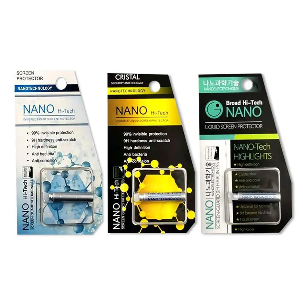 Mejor Compra Nano Líquido Protector de pantalla para iphone X 7 8 6S Plus Invisible Universal de vidrio para Huawei P30 Pro Samsung S10 más Xiaomi 531y08OLx9q