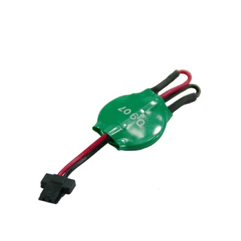 

10PCS ML1220 COMS BDV RTC BIOS Backup Battery W/Plug Lir1220 3V Li-Ion Button Rechargeable Battery