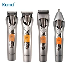 KEMEI 7 в 1 перезаряжаемый триммер для волос электробритва бритва машинка для бритья волос триммер для ушей в носу Регулируемая машинка для стрижки волос