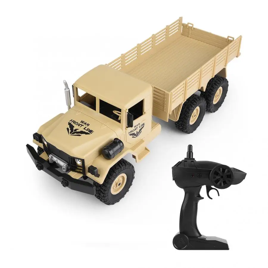 JJRC Q63 1/16 2,4G 6WD внедорожный военный грузовик гусеничный RC автомобиль щеточный мотор игрушки дистанционного управления