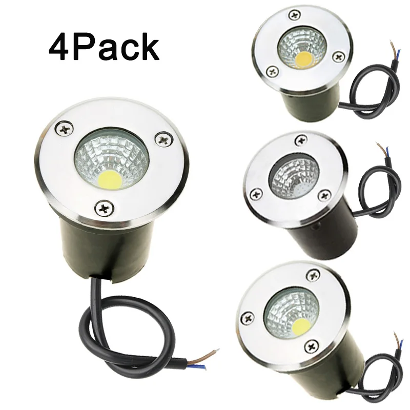 Led ondergronds licht 3w 5w 10w cob vloerlamp buiten grondspot landschap tuin vierkant pad begraven yard 85-265v dc 12v ip68