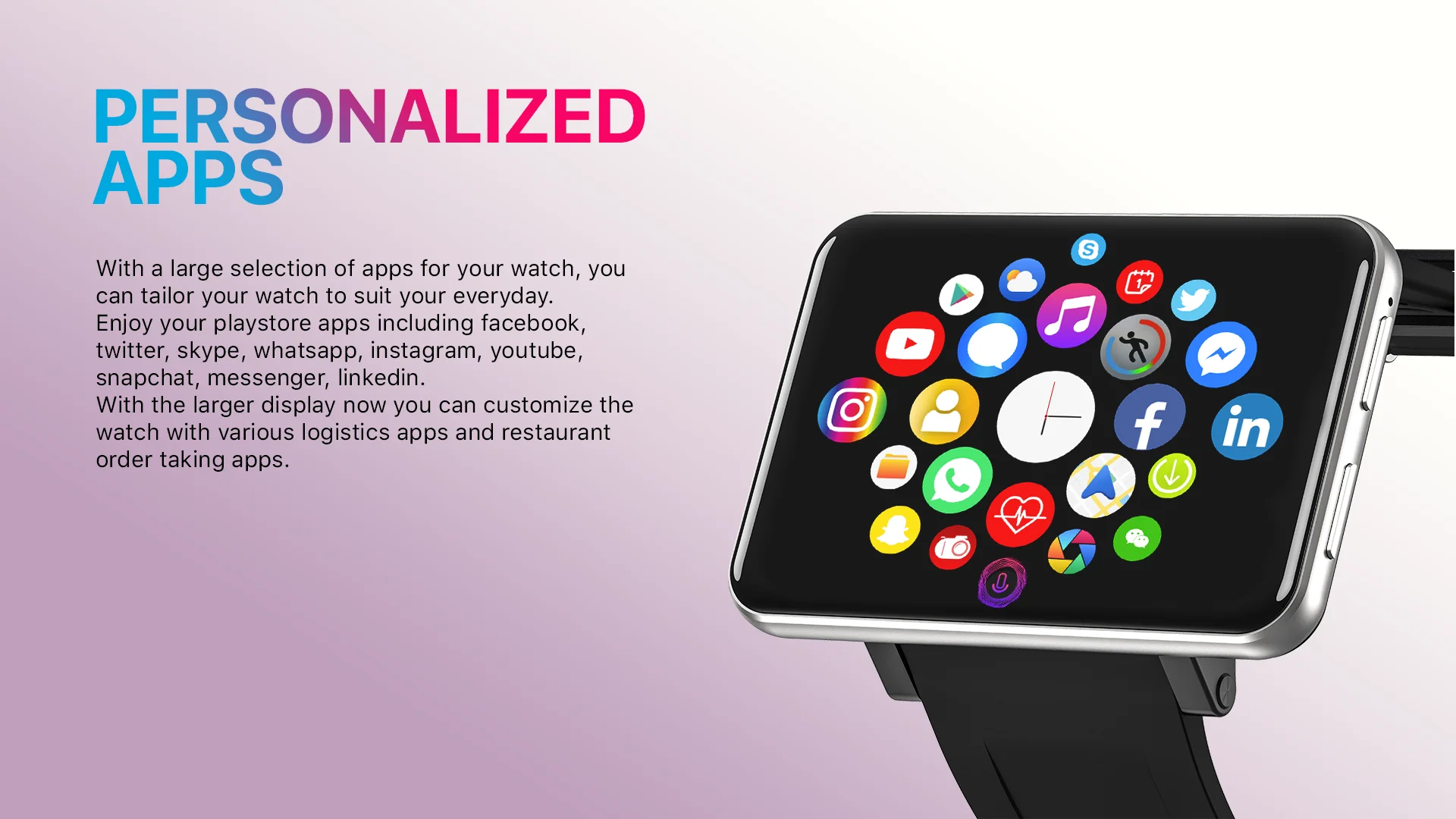 US $229.98 DM100 4G 286 Inch Screen Smart Watch Android 71 OS Phone 3 GB 32GB 5MP Camera 480640 Ips Screen 2700mah Battery Smartwatch