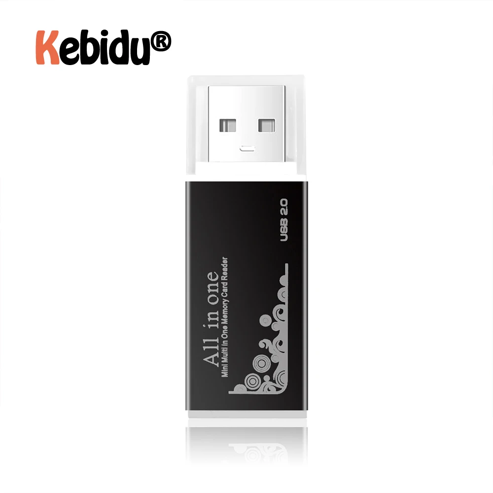 

USB Adapter USB 2.0 All In 1 Portable Multi Mini Memory Card Reader Adapter For Micro SD SDHC TF M2 MMC