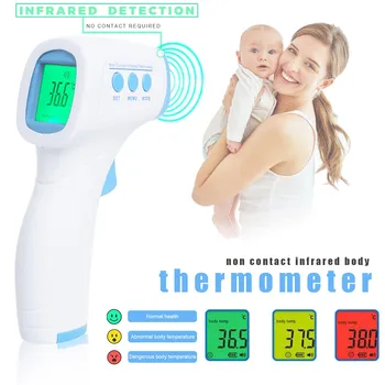 

Non-contact LCD Digital Body/Surface Temperature Handheld Infrared Thermometer Portable, Non-contact, IR Body Object Temperature