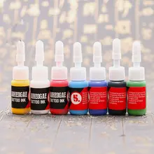 Татуировки, цветные маленькие татуировки, 5 мл, флакон, Цветные татуировки, 23 Цвета, костюм, краска для тату, набор пигмента татуировки