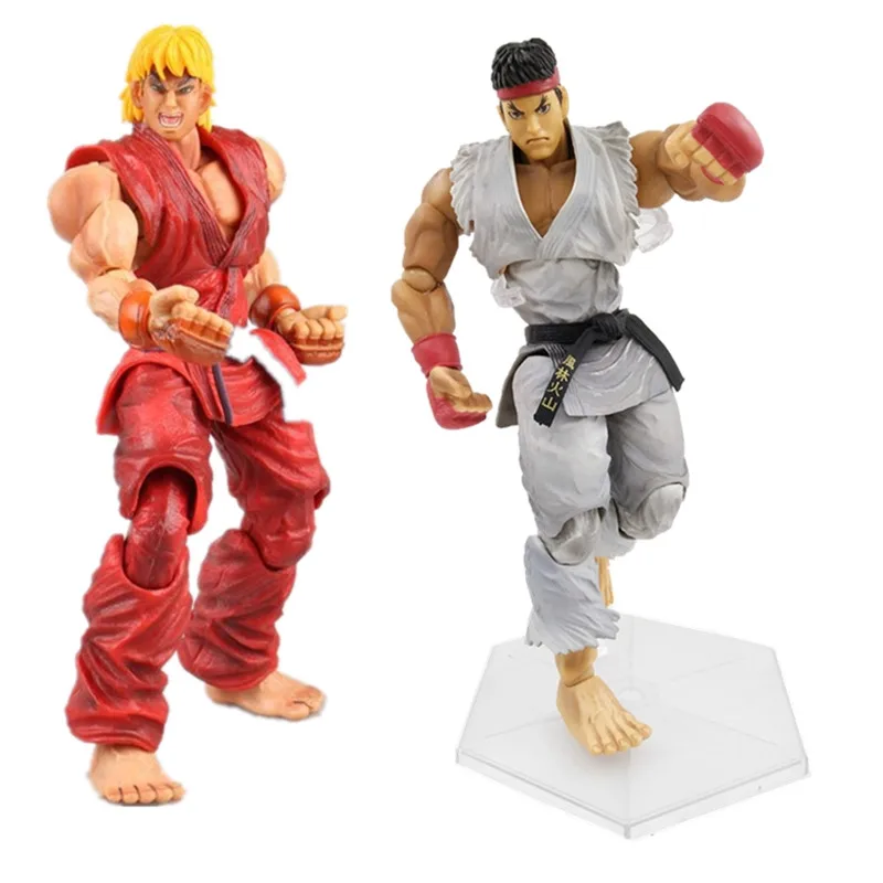 Игра Super StreetsFighters IV Play Arts Kai Ken 4 Ryu Guile игрушки куклы модель фигурка украшение |