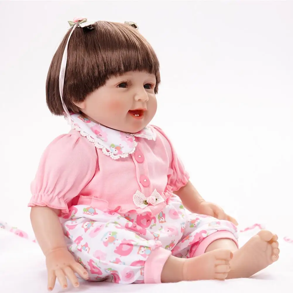 55 см Силиконовые Reborn Super Baby реалистичные детские Bonecas Детские куклы Bebes Reborn Brinquedos Reborn игрушки для детей Подарки