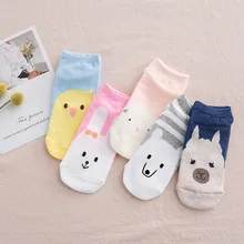 Женские носки-башмачки с изображением животных новые носки-подследники для девочек Прямые Носки с рисунком кота Луны хлопковые носки удобные женские носки