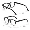 Spring Hinge Women Men Reading Glasses Round Magnifier Diopter Presbyopic Glasses ► Photo 2/5