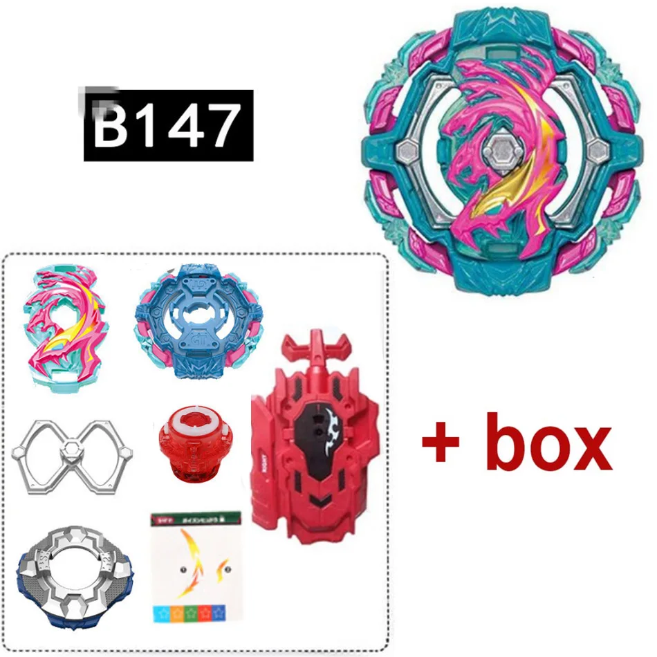Bey Bay Burst B150 B149 B148 B147 B145 с пусковой установкой и цветной коробкой лезвия битва игрушки дети подарок на Рождество, Хэллоуин - Цвет: B147   BOX