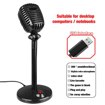 

Microphone Noise Reduction 360 Degree Sound Pickup Adjustable Angle for Conferencing Gaming SP99