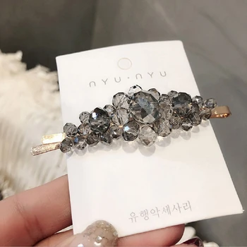 

1 Pc/lot Bling Crystal Hair Clip For Women Girls Crystal Rhinestone Hairpin Barrette Hair Accessories Gift