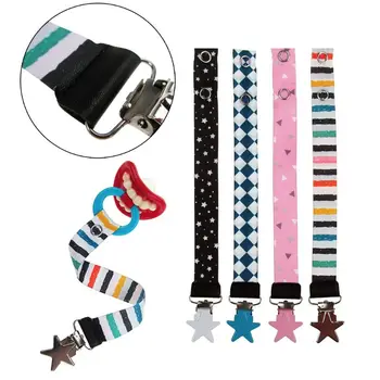 

Baby Pacifier Clip Chain Holder Nursing Teether Dummy Soother Nipple Leash Strap 24BE