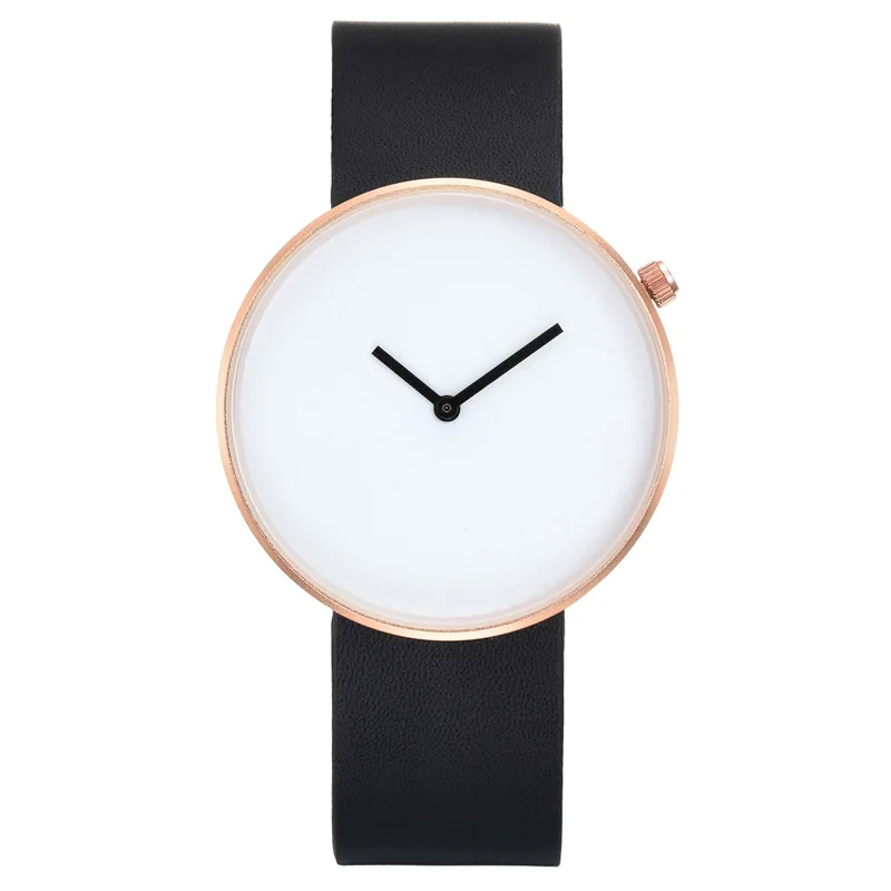 2022 Dating casual fashion minimalist quartz Vintage leather bracelet male watch female watch corelogio masculino reluple watch