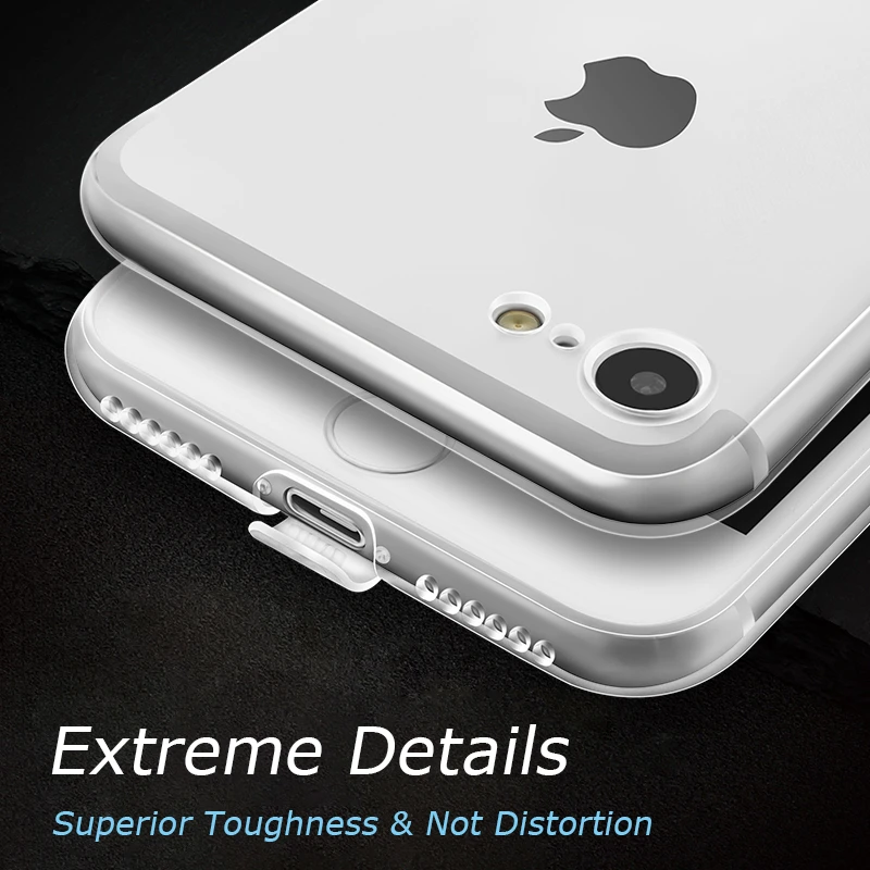 Dust Plug Silicone Phone Case for iPhone 11 12 13 Pro Max Mini 6 7 8 Plus X XR XS SE 2020 Soft TPU Back Cover iPhone12 11Pro Gel iphone 12 pro max clear case