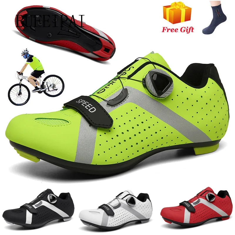 

MTB Cycling Shoes Men Professional Road Bicycle Shoes Breathable Ultralight Self-locking Bike Sneaker Hombre Zapatillas Ciclismo