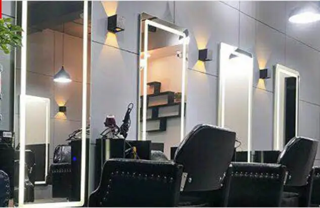 Guling – Miroir Mural Rectangulaire Led Pour Salon De Coiffure, Miroir